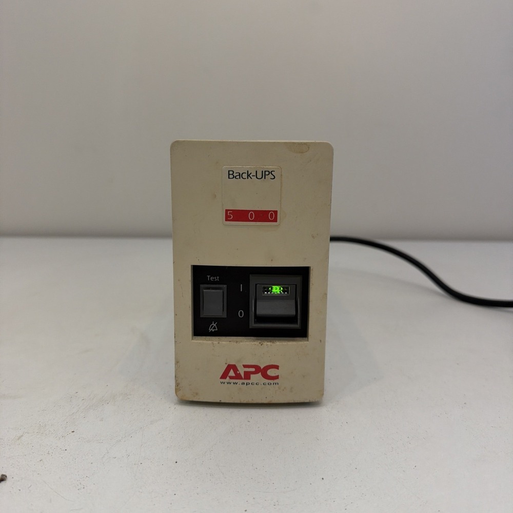 APC Back-UPS 500 BK500M 2 Outlets Uninterruptible Power Supply Vintage